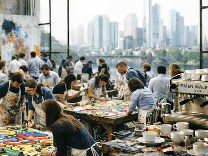 Kresative Teamevents mit FIRMEN MALEN