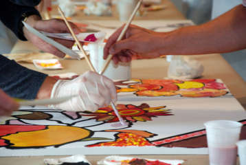 Kresative Teamevents mit FIRMEN MALEN