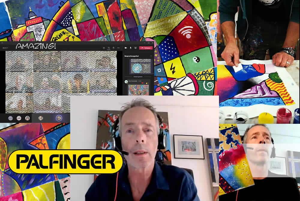 Kreativer Homeoffice-Teamevent mit Palfinger