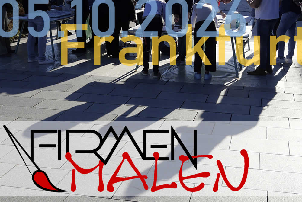 Kreativer Spätsommertag mit FIRMEN MALEN in Frankfurt
