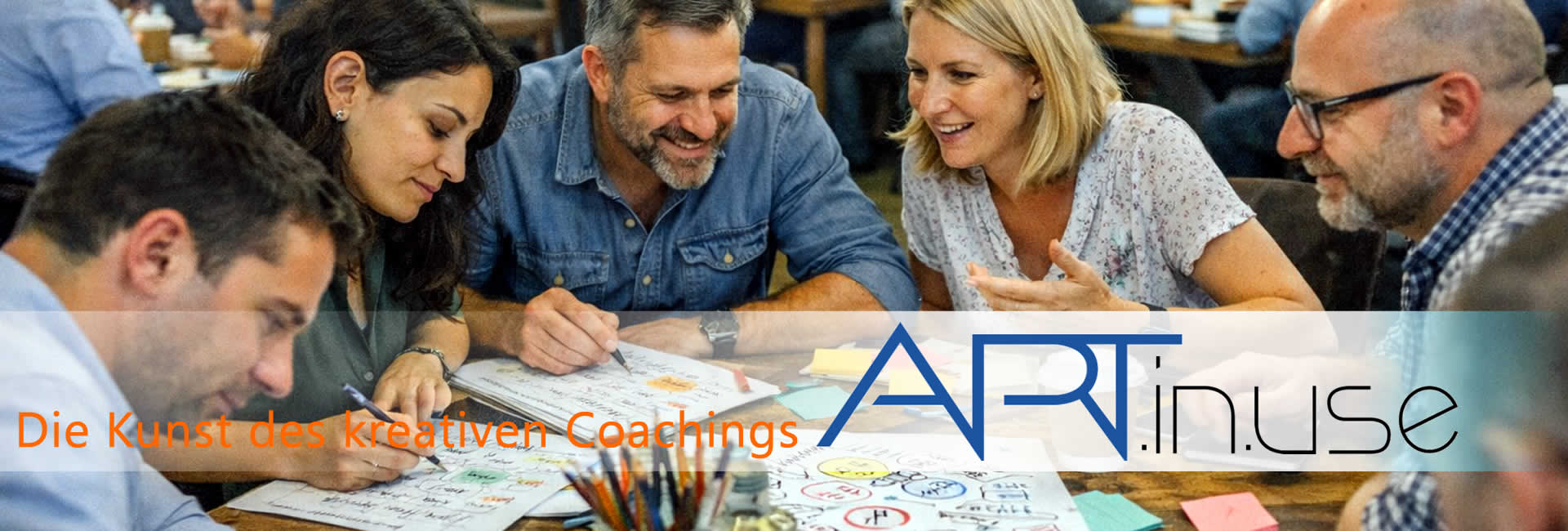 Kreatives Teamcoaching mit Kunst von ART.in,use.